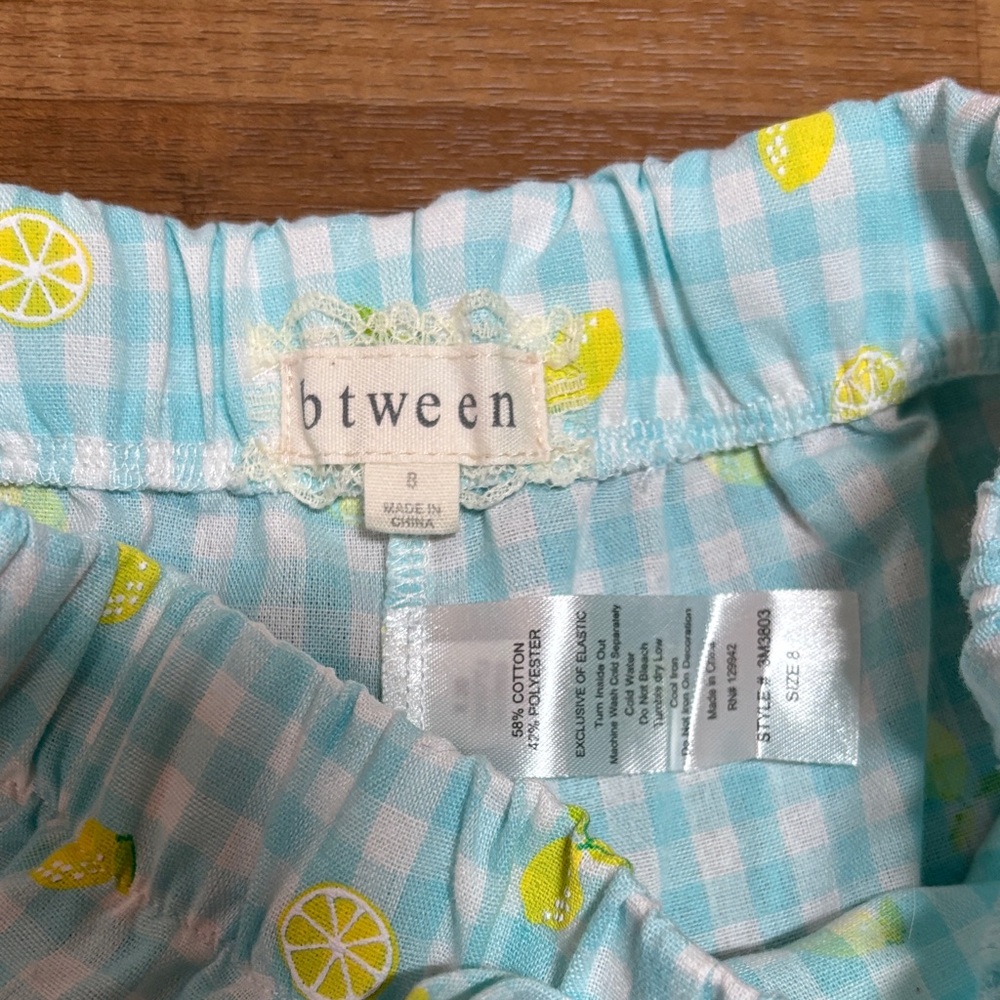 Girls Set Lemon Pattern - Picture 4 of 6